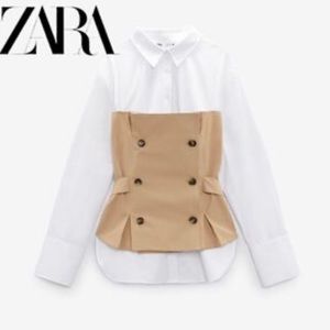 Zara blouse long sleeve